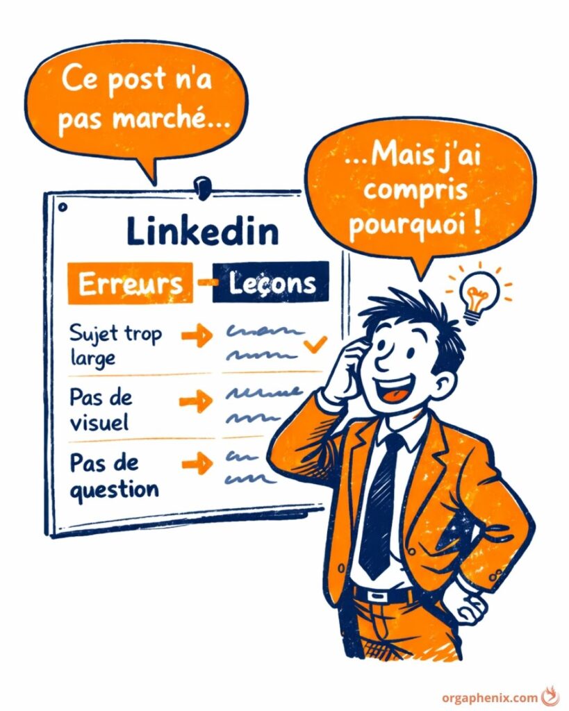 Les publications LinkedIn inefficaces sont pleines de leçons cachées.