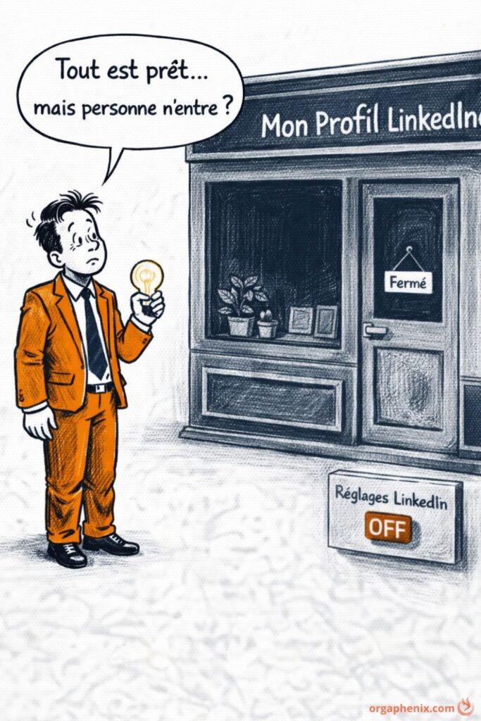 Une vitrine éclairée… ou une vitrine éteinte