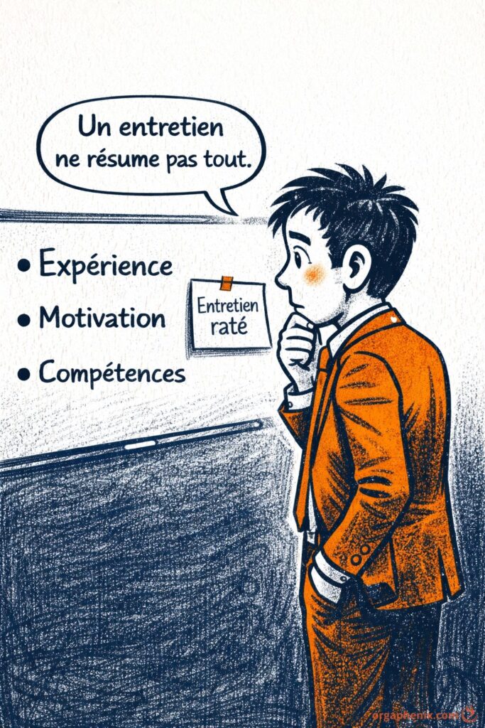 Entretien raté : cela ne résume pas votre valeur professionnelle.