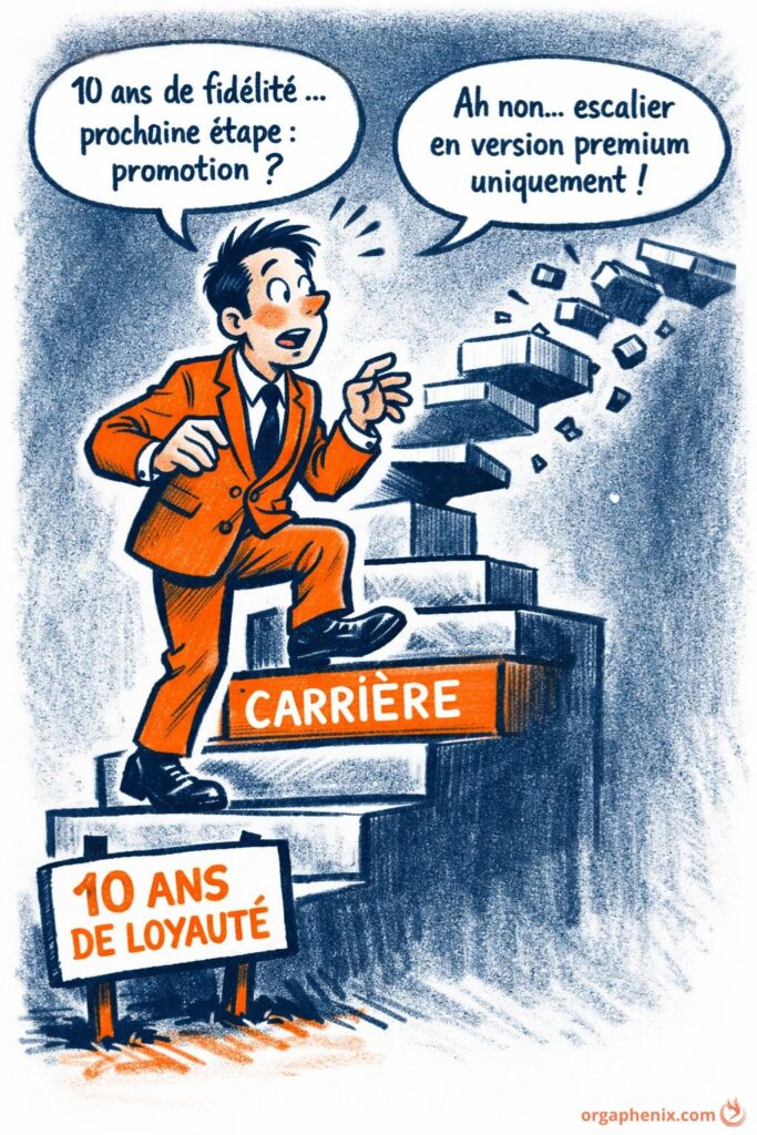 La loyauté en entreprise ne garantit plus une progression de carrière.