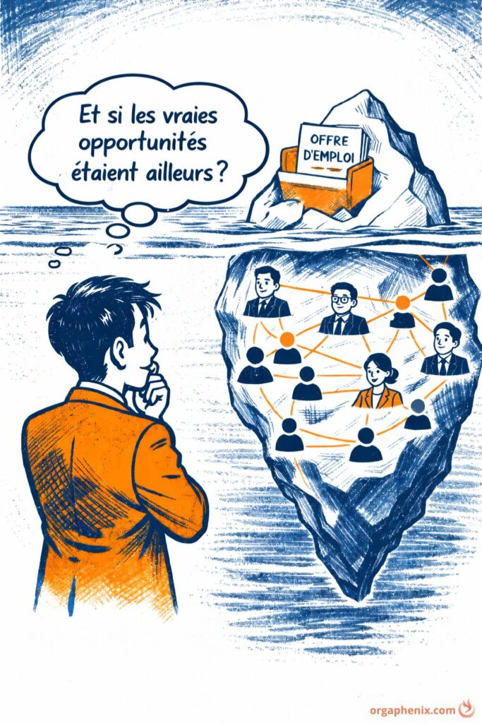 Le marché caché de l’emploi et le fait de demander des contacts Réseau