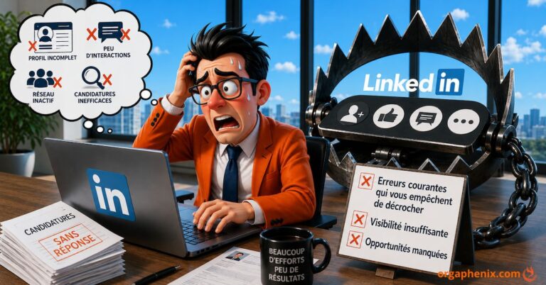 Erreurs LinkedIn : 13 pièges qui sabotent votre recherche d’emploi