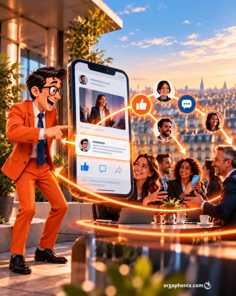 Interactions LinkedIn et développement du réseau professionnel